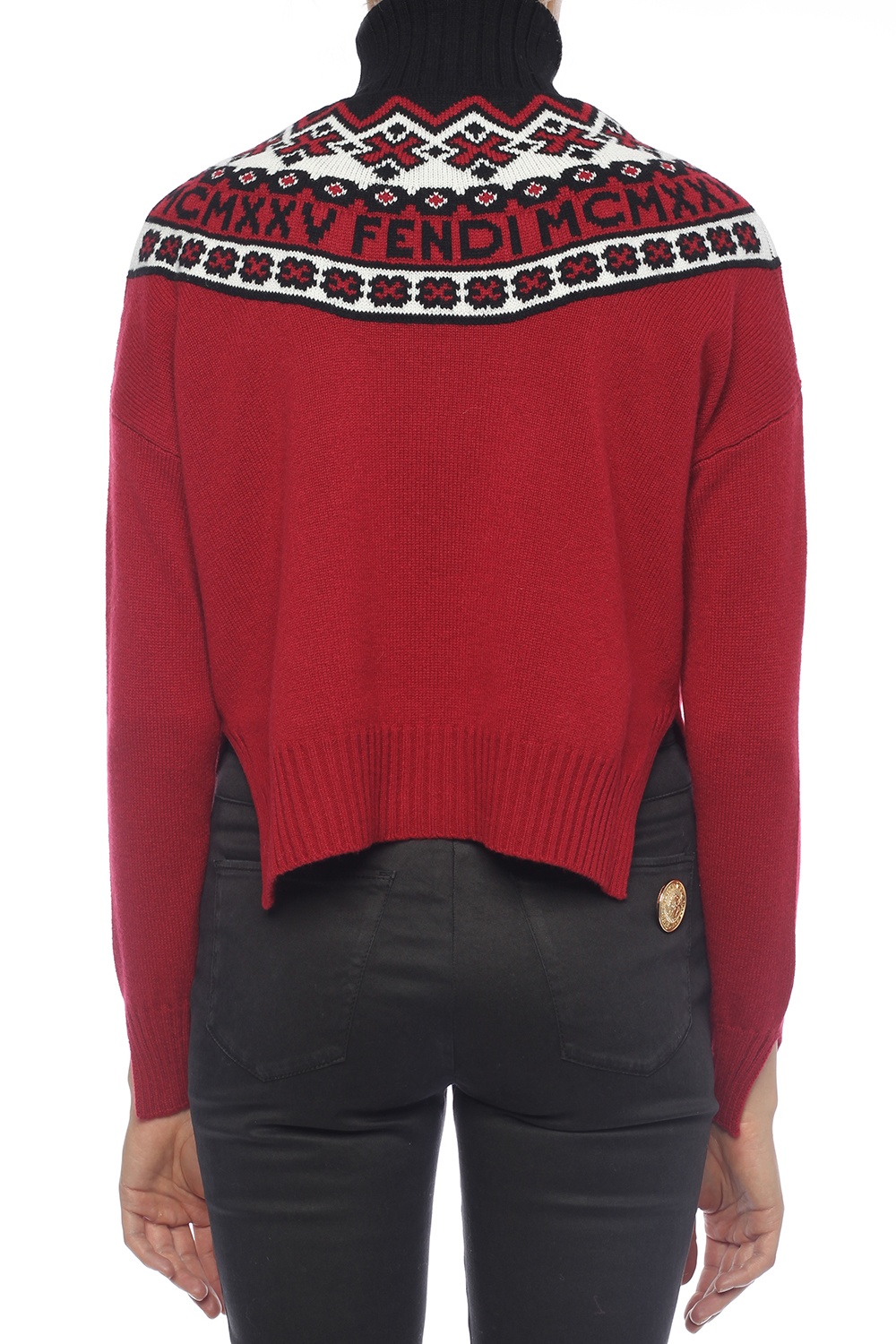 Red hot sale fendi sweater